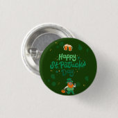 "Kleeblatts & Shenanigans: Ein St. Patrick's Day Button (Vorne & Hinten)