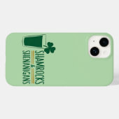 Kleeblatts & Shenanigans: St. Patrick's Day Design Case-Mate iPhone Hülle (Rückseite (Horizontal))
