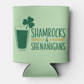 Kleeblatts & Shenanigans: St. Patrick's Day Design Dosenkühler (Vorderseite)