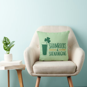 Kleeblatts & Shenanigans: St. Patrick's Day Design Kissen