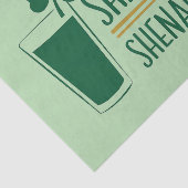 Kleeblatts & Shenanigans: St. Patrick's Day Design Seidenpapier (Ausschnitt)