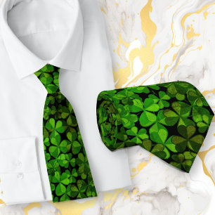 Kleeblatts St Patricks Day Celebration Neck Tie Krawatte