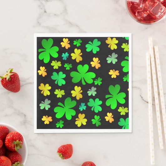 Kleeblatts St. Patrick's Day Paper Napkins Serviette (Beispiel)