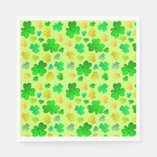 Kleeblatts St. Patrick's Day Paper Napkins Serviette (Vorderseite)