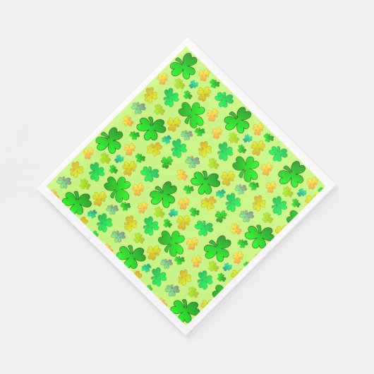 Kleeblatts St. Patrick's Day Paper Napkins Serviette (Ecke)
