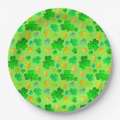 Kleeblatts St. Patrick's Day Paper Plate Pappteller (Vorderseite)