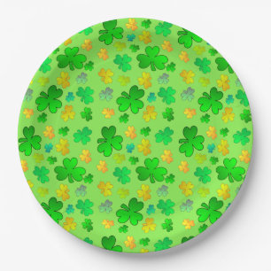 Kleeblatts St. Patrick's Day Paper Plate Pappteller