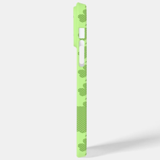 Kleeblatts St. Patricks Monogram Case-Mate iPhone Hülle (Rückseite / Links)