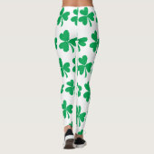 Kleeblatts zum St. Patricks Day Leggings (Rückseite)