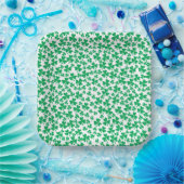 Kleeblatts zum St. Patricks Day Pappteller (Party)