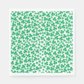Kleeblatts zum St. Patricks Day Serviette (Vorderseite)