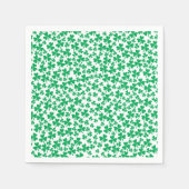 Kleeblatts zum St. Patricks Day Serviette (Vorderseite)