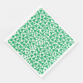 Kleeblatts zum St. Patricks Day Serviette (Ecke)