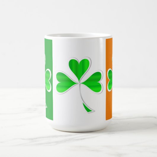 Kleeblatts Zwei-Tone-Kaffee-Tasse Kaffeetasse (Mittel)