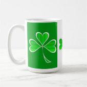 Kleeblatts Zwei-Tone-Kaffee-Tasse Kaffeetasse (Links)