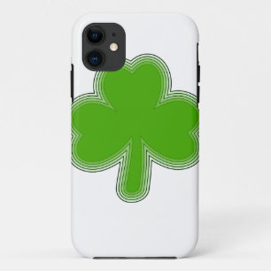 Kleeblattzeichnung zum St. Patrick's Day iPhone 11 Hülle