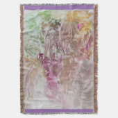 Kleed met abstracte kunst decke (Vorderseite Vertikal)