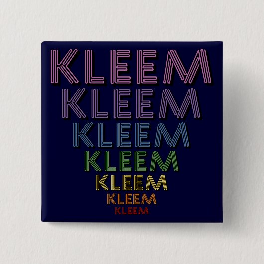 Kleem Button (Vorderseite)