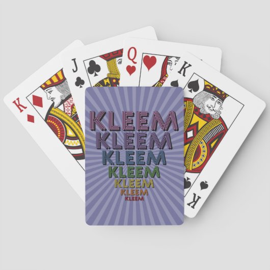 Kleem Spielkarten (Rückseite)