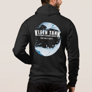 Kleen Tank Blue mit Rücken-Design-Reißverschluss v