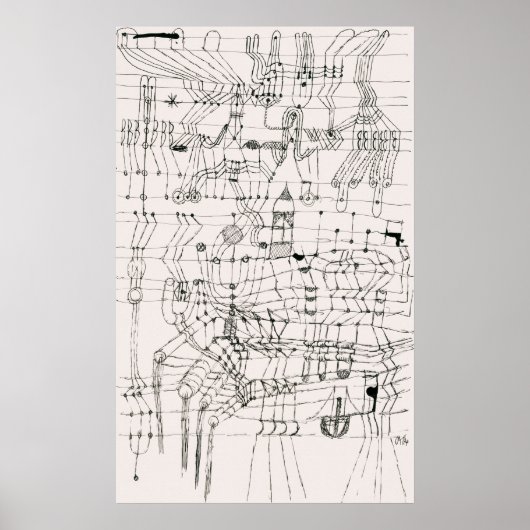 Klees Knochen Poster (Vorne)