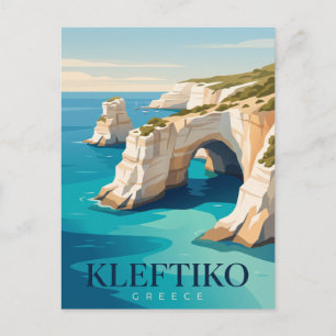 Kleftiko-Höhlen Milos Griechenland Postkarte