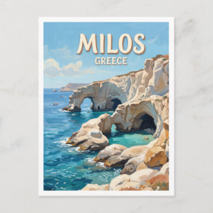 Kleftiko Milos Griechenland Postkarte