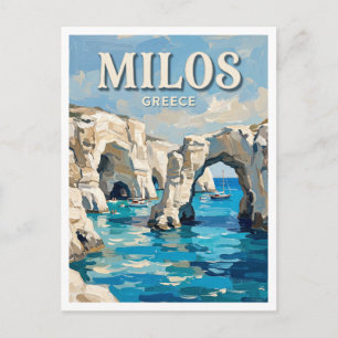 Kleftiko Milos Griechenland Postkarte