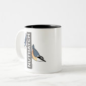 Kleiber-Fan Zweifarbige Tasse (Vorderseite Links)