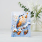 Kleiber im impressionistischen Stil Gemälde Postkarte (Stehend Vorderseite)