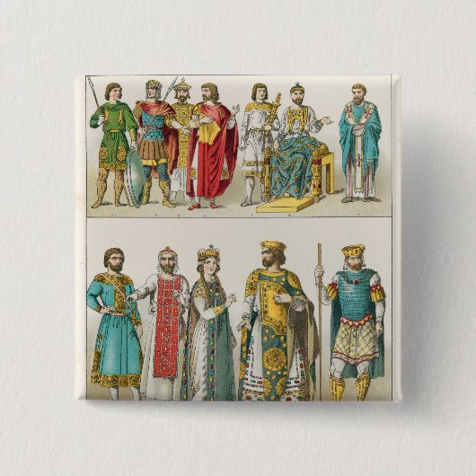 Kleid am byzantinischen Gericht Button (Vorderseite)