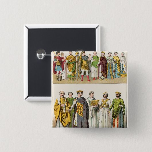 Kleid am byzantinischen Gericht Button (Vorne & Hinten)