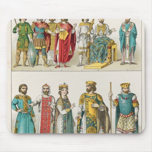 Kleid am byzantinischen Gericht Mousepad (Vorne)
