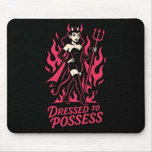 Kleid an Possess Funny Y Devil Kostüm Halloween Mousepad