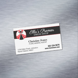 Kleid Boutique Magnetische Visitenkarte