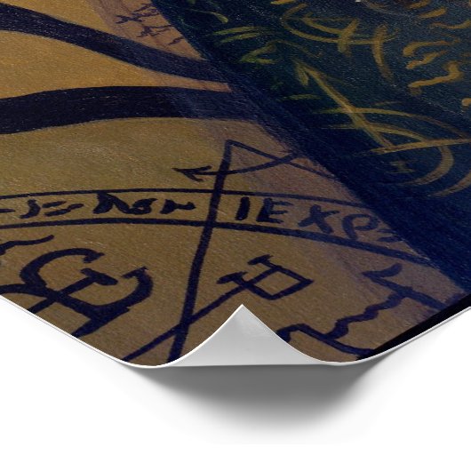 Kleid der Alchemy ART PRINT gothic angel fee-Ikone Poster (Ecke)