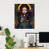 Kleid der Alchemy ART PRINT gothic angel fee-Ikone Poster (Heimbüro)