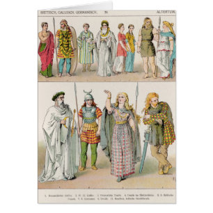 Kleid der Briten, des Gauls und der Deutschen
