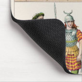 Kleid der Briten, des Gauls und der Deutschen Mousepad (Ecke)