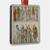 Kleid der Briten, des Gauls und der Deutschen Ornament Aus Metall (Rechts)