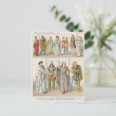 Kleid der Briten, Gallier und Deutschen Postkarte (Stehend Vorderseite)