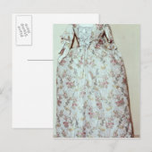 Kleid der Ehefrau Carl Linnaeus Postkarte (Vorne/Hinten)