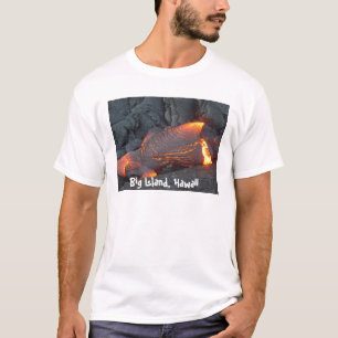 Kleid der Lavafluss-großen Insel-, Hawaii T-Shirt
