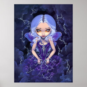 Kleid der Stürme ART PRINT Gothic Fairy Poster