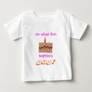 Kleid für den 1. Geburtstag von Mädchen - personal Baby T-shirt