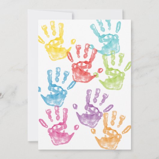 Kleid für ein Chaos, Party Einladung der Kunst (Rückseite)