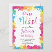 Kleid für eine Mälzerei zum Geburtstag Einladung (Vorderseite)