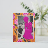 Kleid Modell Dame Collage mit verschütteter heißer Postkarte (Stehend Vorderseite)