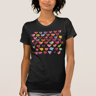 Kleid T-Shirt mit 48 Valentinstag-Herzen