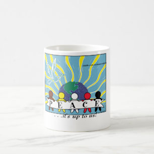KLEID, USW.:  WELTfriedensTasse Kaffeetasse